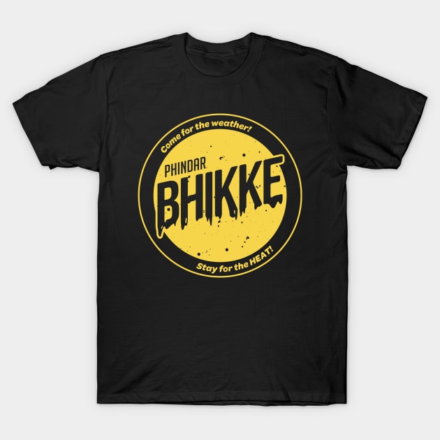 B.H.I.K.K.E. Phindar Yellow T-Shirt T-Shirt by One Shot Podcast